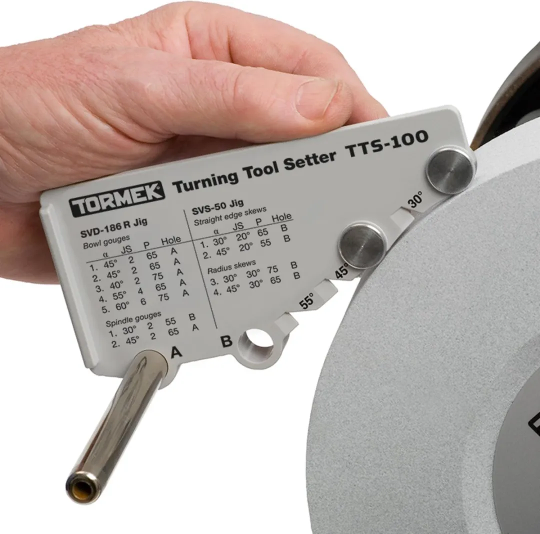Tormek Hoekinstelmal voor Houtdraaibeitels