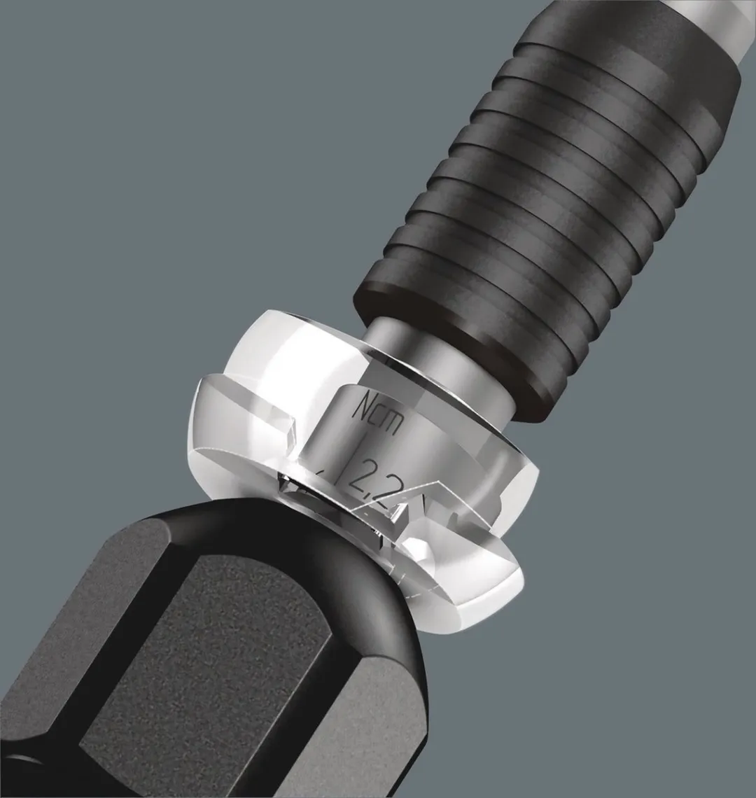 Wera 1430 Kraftform Instelbare Momentschroevendraaier 0.02-0.11Nm - Meerkleurig