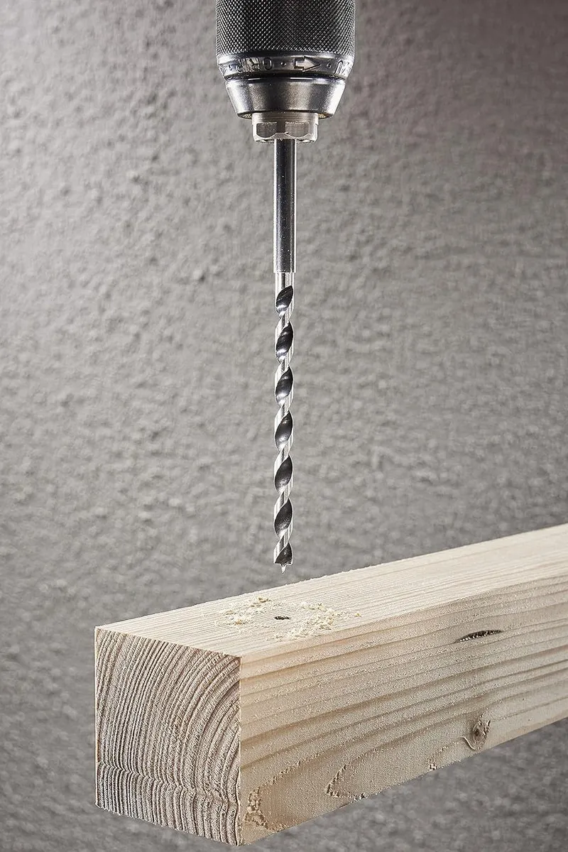 Wolfcraft 8mm Slangenboor Hout 165mm Hex - MPN 7132000