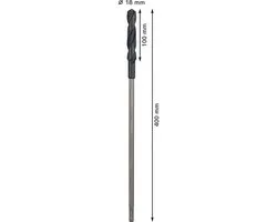 Bosch Professional SDS+ 18x400 Bekistingsboor - Hout - afbeelding 2 van 4