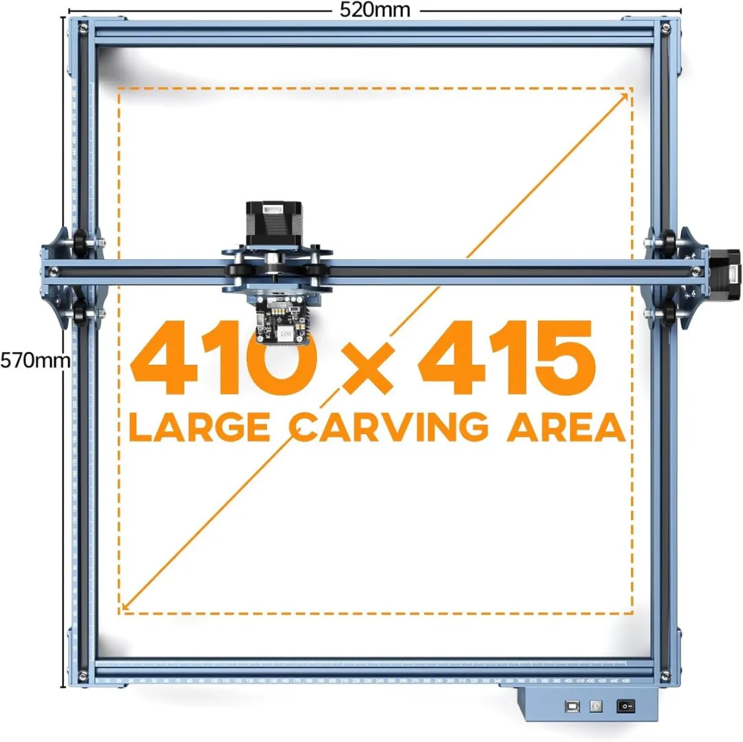 Sculpfun S9 Laser Graveermachine 5.5W - 410x420mm - afbeelding 2 van 6