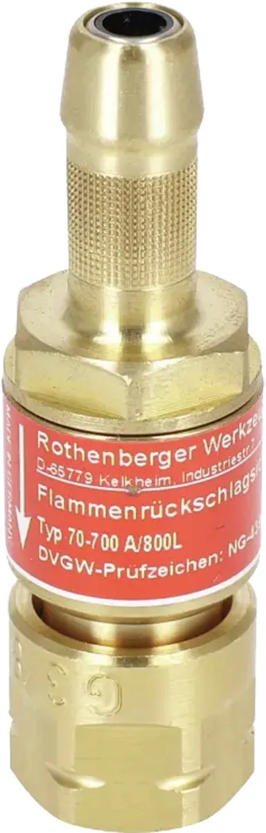 Rothenberger Vlamterugslagbeveiliging Acetyleen 9mm