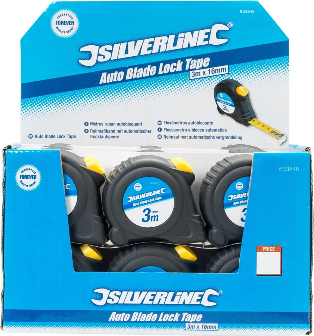 Silverline Rolmaten Automatisch Vergrendeling 3m x 16mm - 30 Stuks