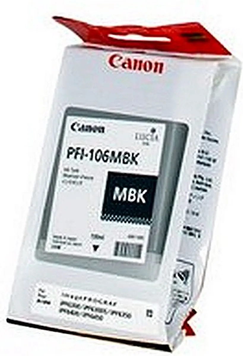 Canon PFI-106MBK Inktcartridge Mat Zwart - 130ml