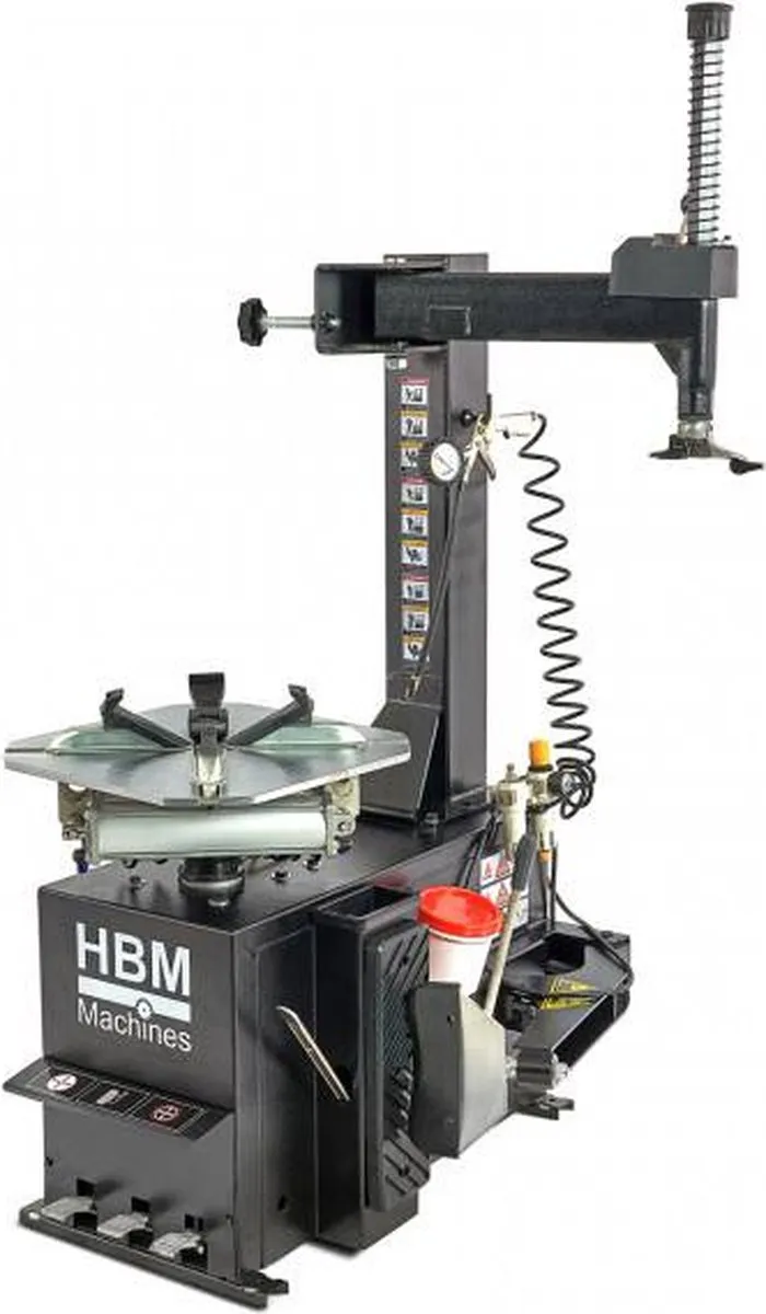 HBM PROFI Bandendemonteermachine met Boorhamer