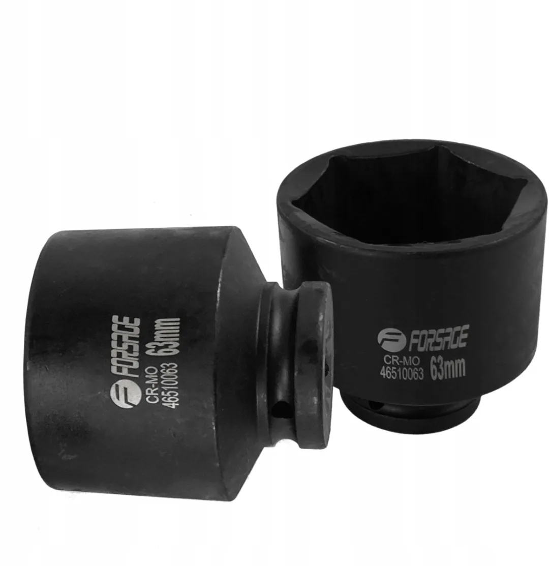 Forsage F-46510063 Krachtdop 63mm - 3/4" - Diep - Cr-Mo Staal