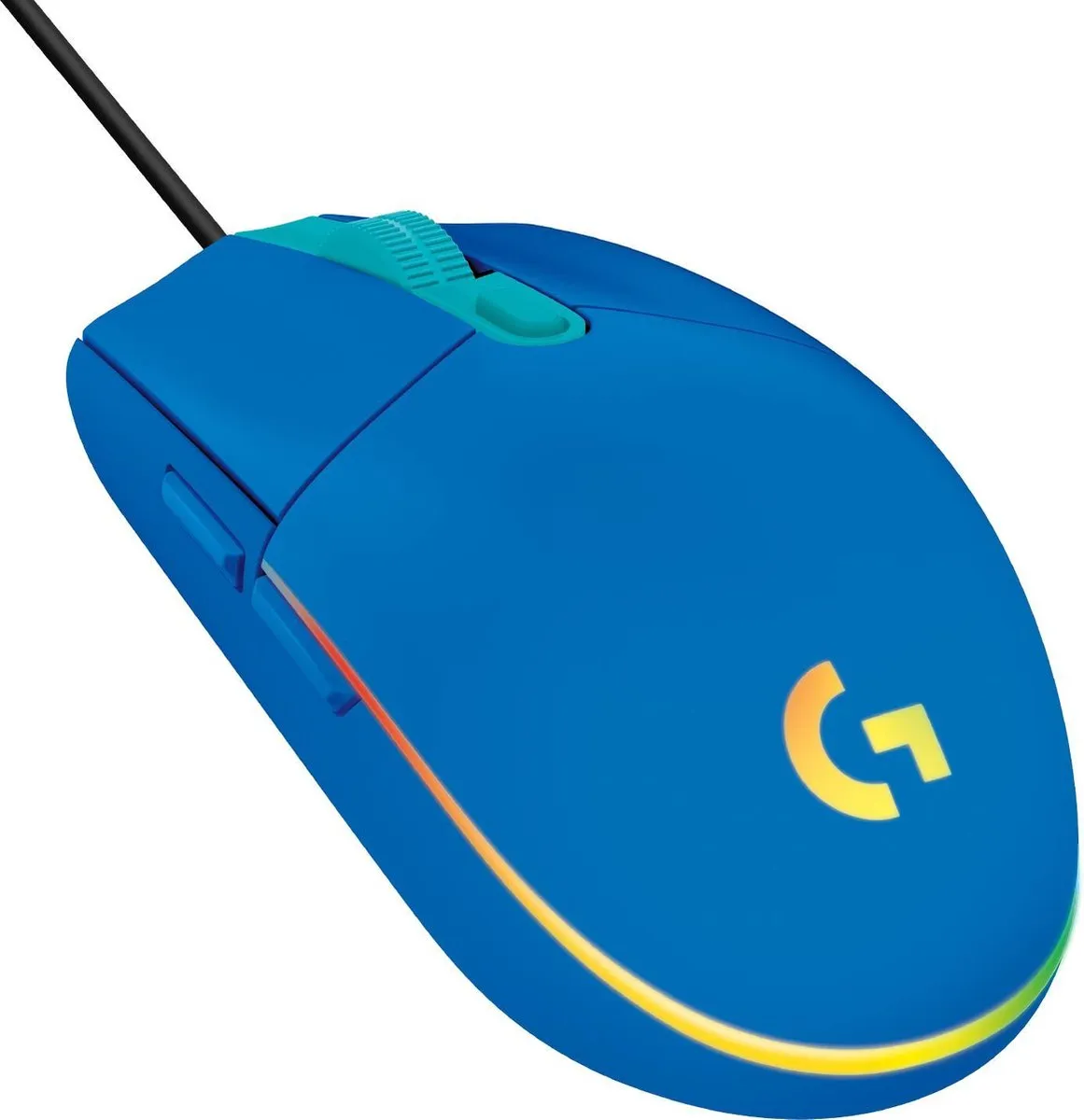 Logitech G G203 LIGHTSYNC Gaming Muis - Blauw - afbeelding 6 van 6