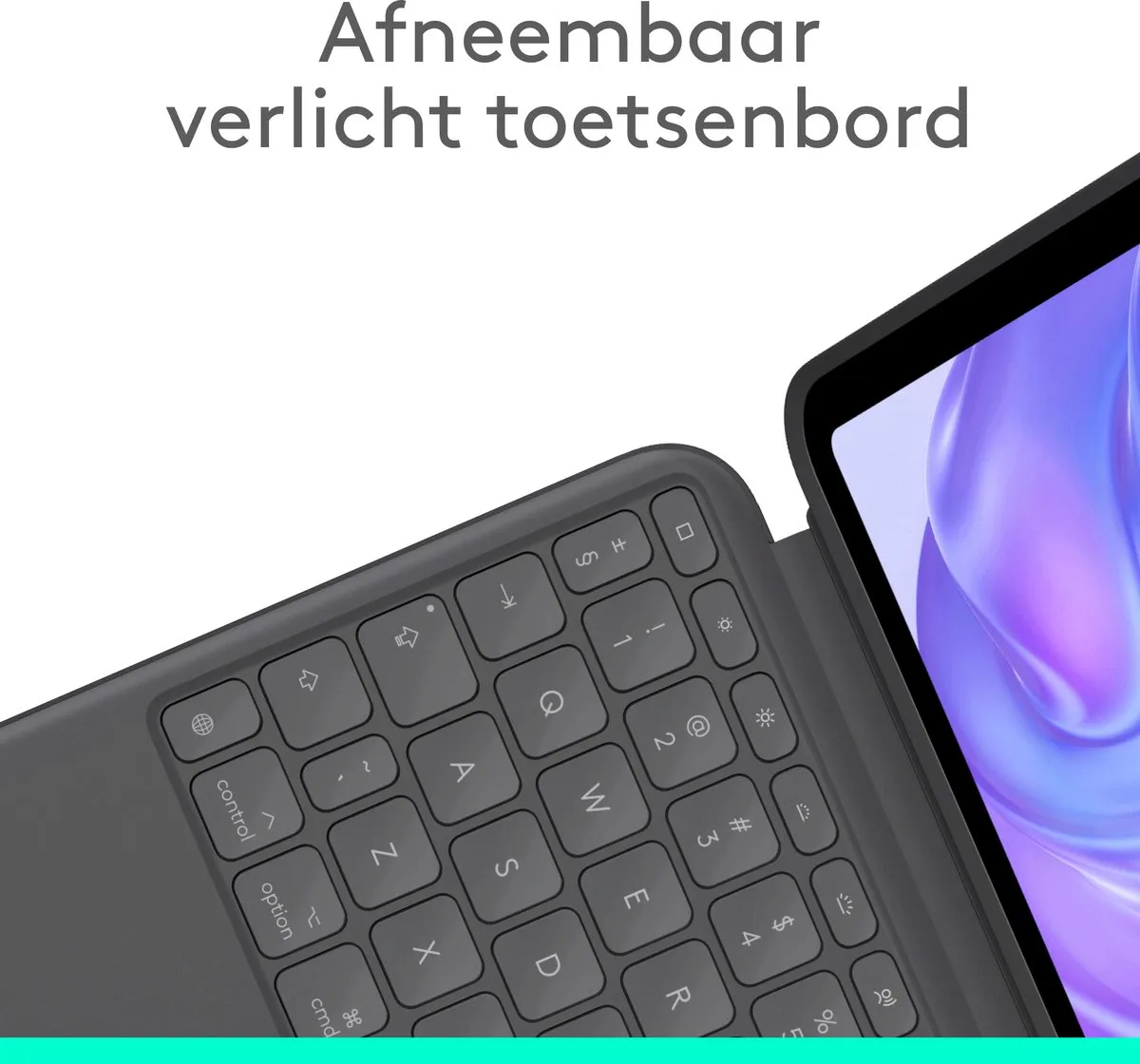 Logitech Combo Touch iPad Pro 11" (M4) Toetsenbord - Grijs