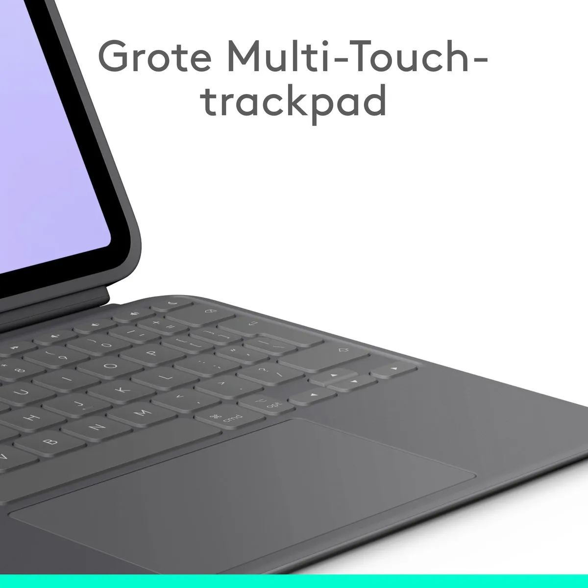 Logitech Combo Touch iPad Pro 11" (M4) Toetsenbord - Grijs