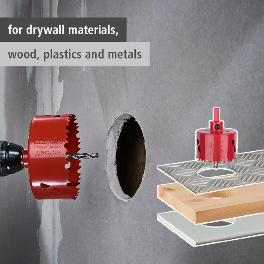 Wolfcraft BiM Gatenzaag 112mm - 112mm - Metaal/Hout