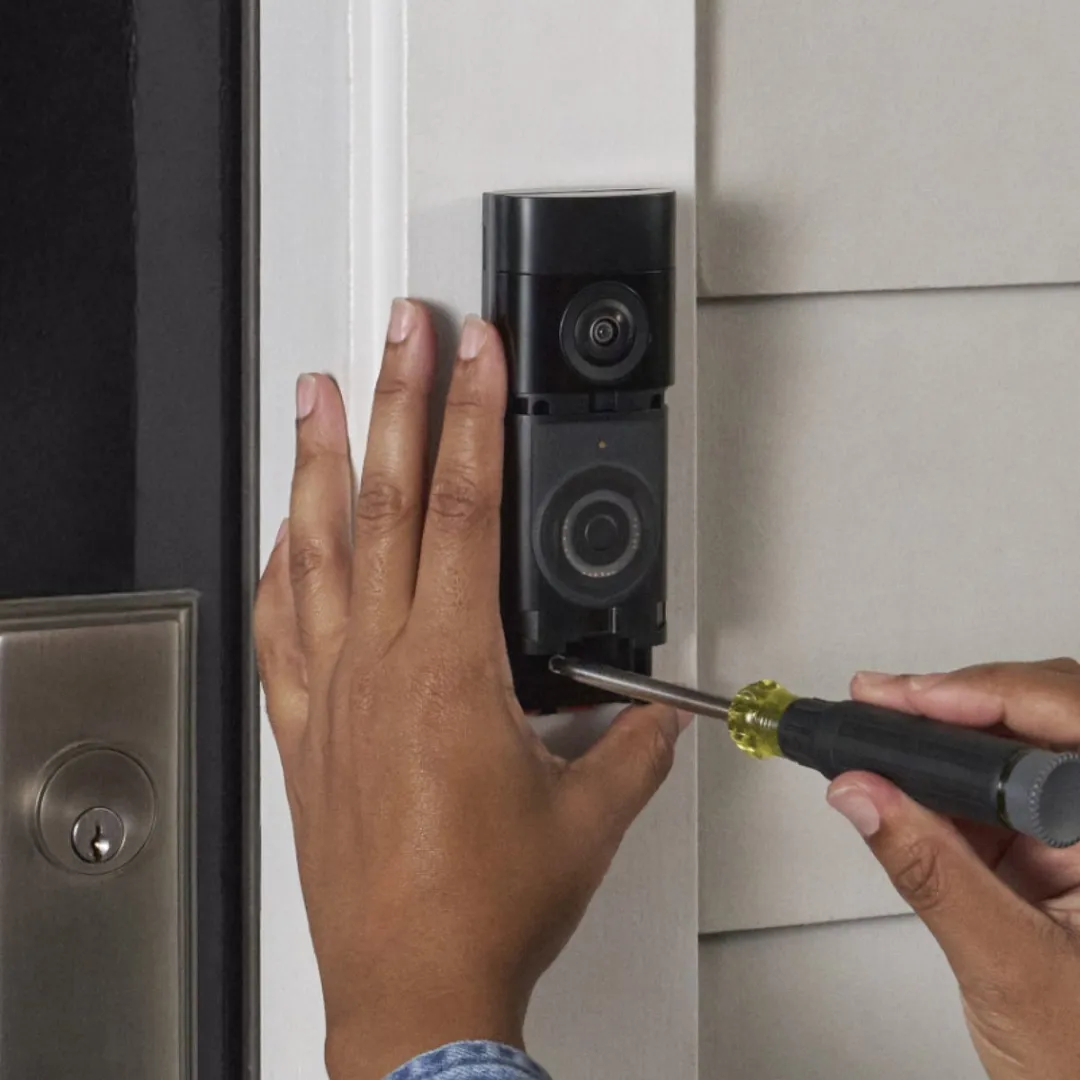 Ring Battery Video Doorbell Plus 2e Gen + Chime 3e Gen - Grijs/Wit