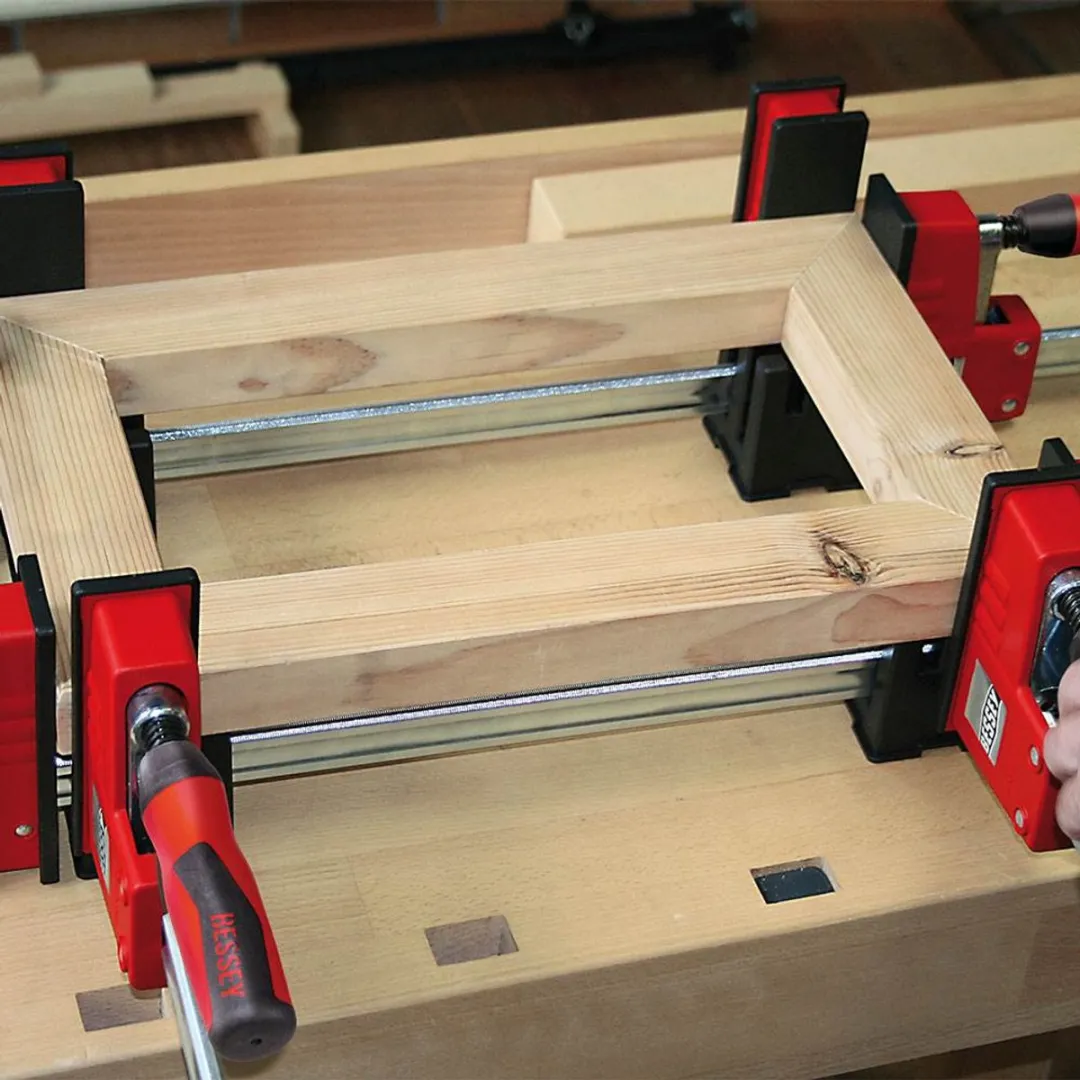 Bessey KP Framepersset - 4 Railkoppelingen & Adapters