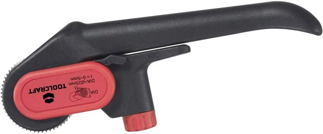 TOOLCRAFT TO-9658965 Ratel-kabelsnijder 25mm - Metaal