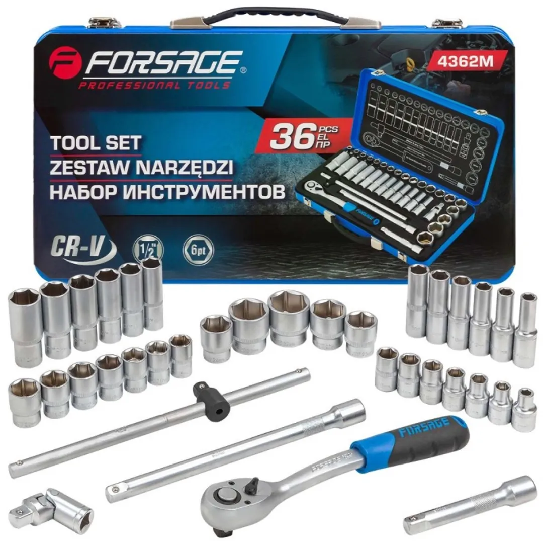Forsage F-4362M Dopsleutelset 1/2"