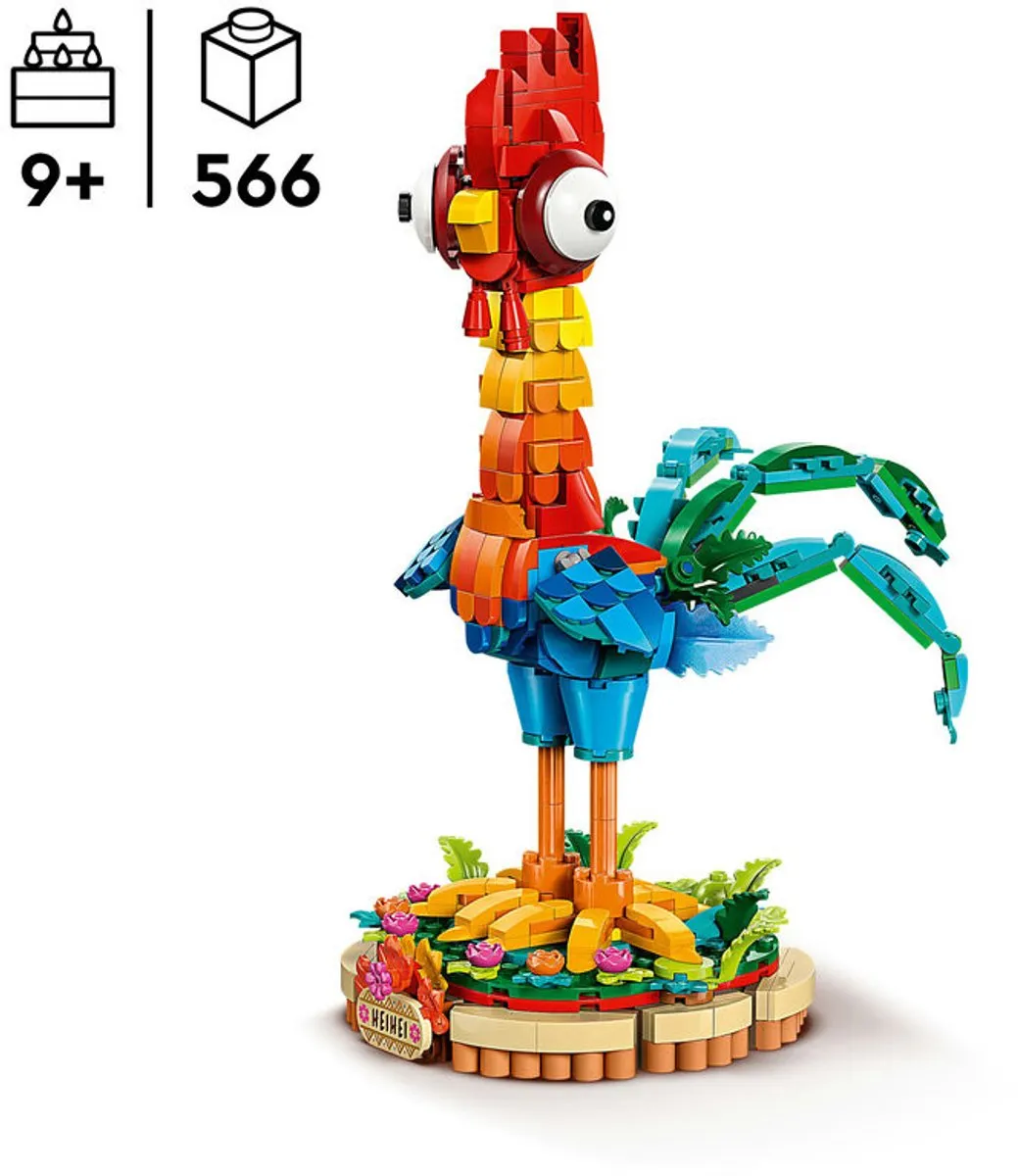 LEGO Disney Vaiana 2 Heihei - 43272 - 566 Stukken - afbeelding 6 van 6