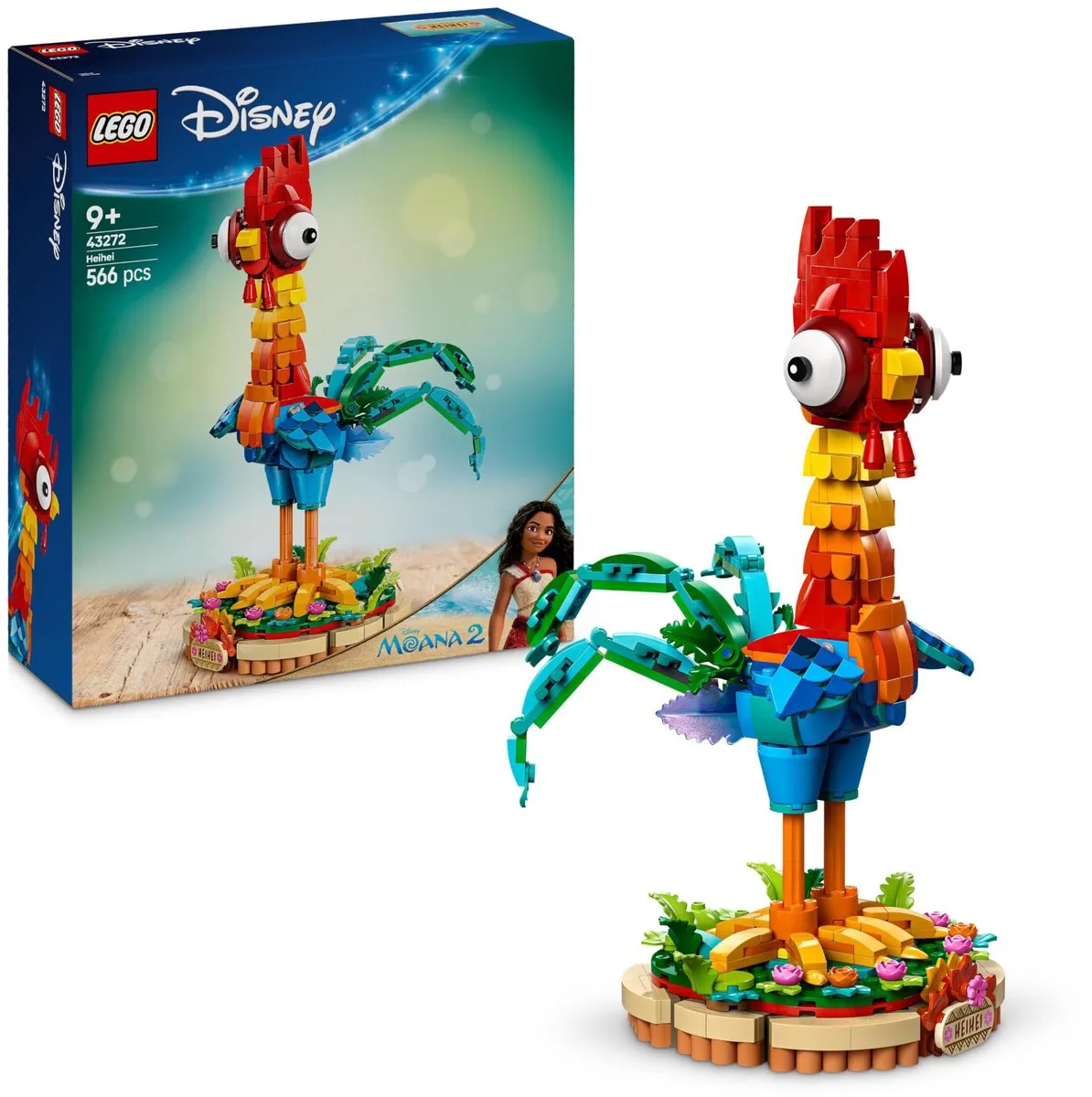 LEGO Disney Vaiana 2 Heihei - 43272 - 566 Stukken