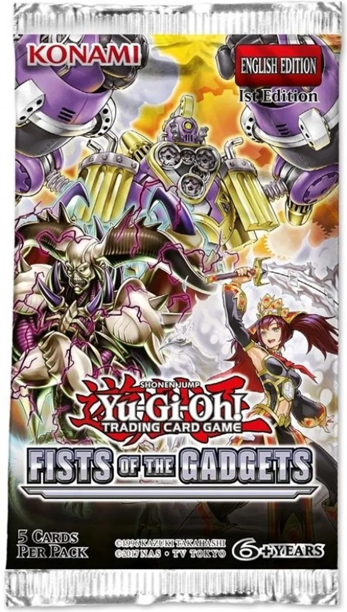 Konami Yu-Gi-Oh Fists Of The Gadgets Booster Pack