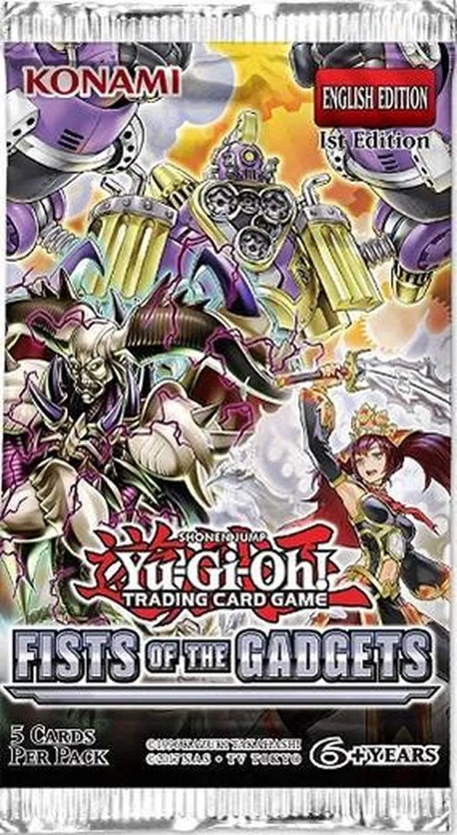 Konami Yu-Gi-Oh Fists Of The Gadgets Booster Pack
