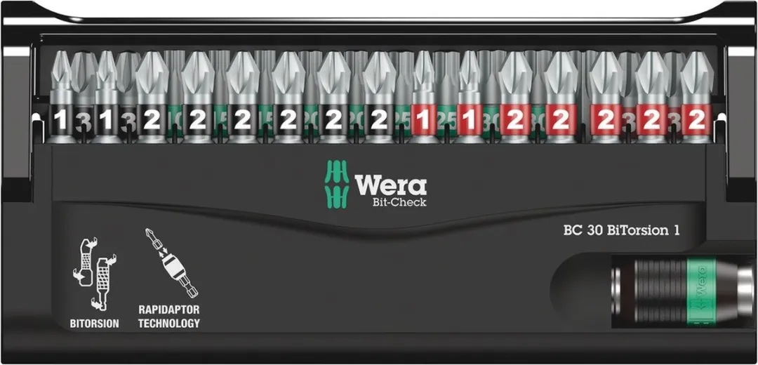 Wera 5057430001 Bit-Check BiTorsion Bitset 30-delig