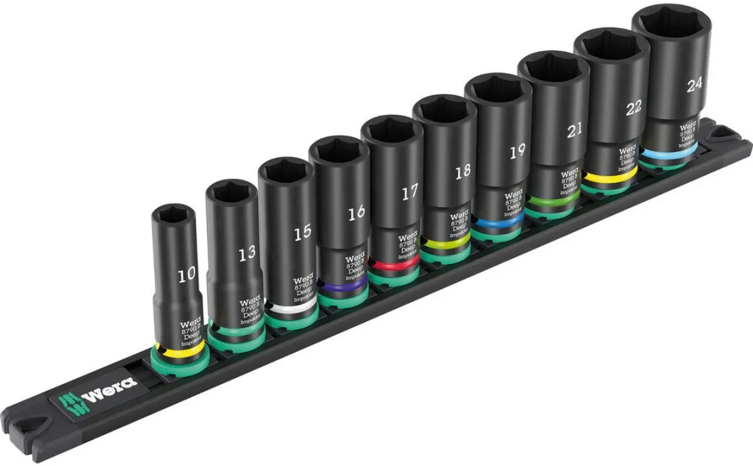 Wera 9660 Steekdoppen 10-delig - Metrisch