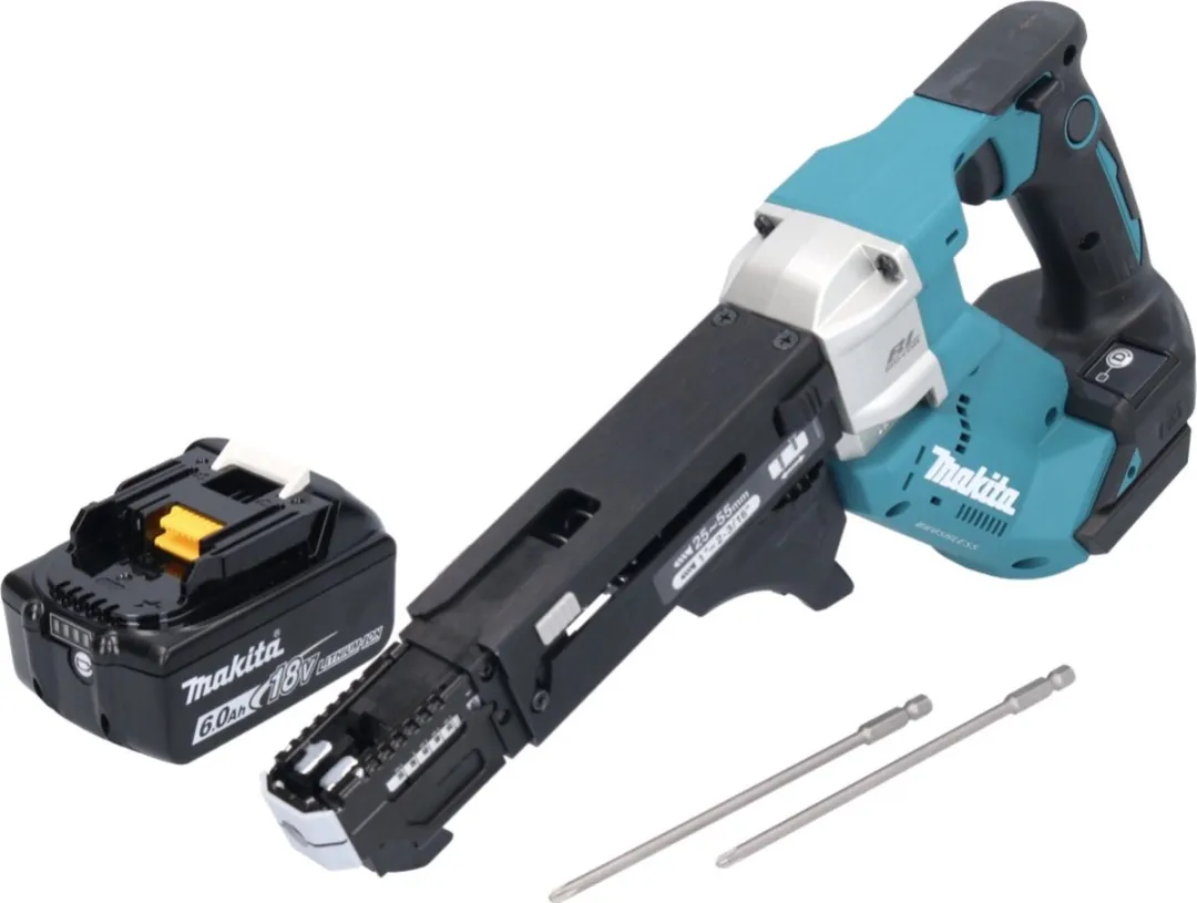 Makita DFR551G1 Accu-magazijnschroevendraaier 18V - 6.0Ah