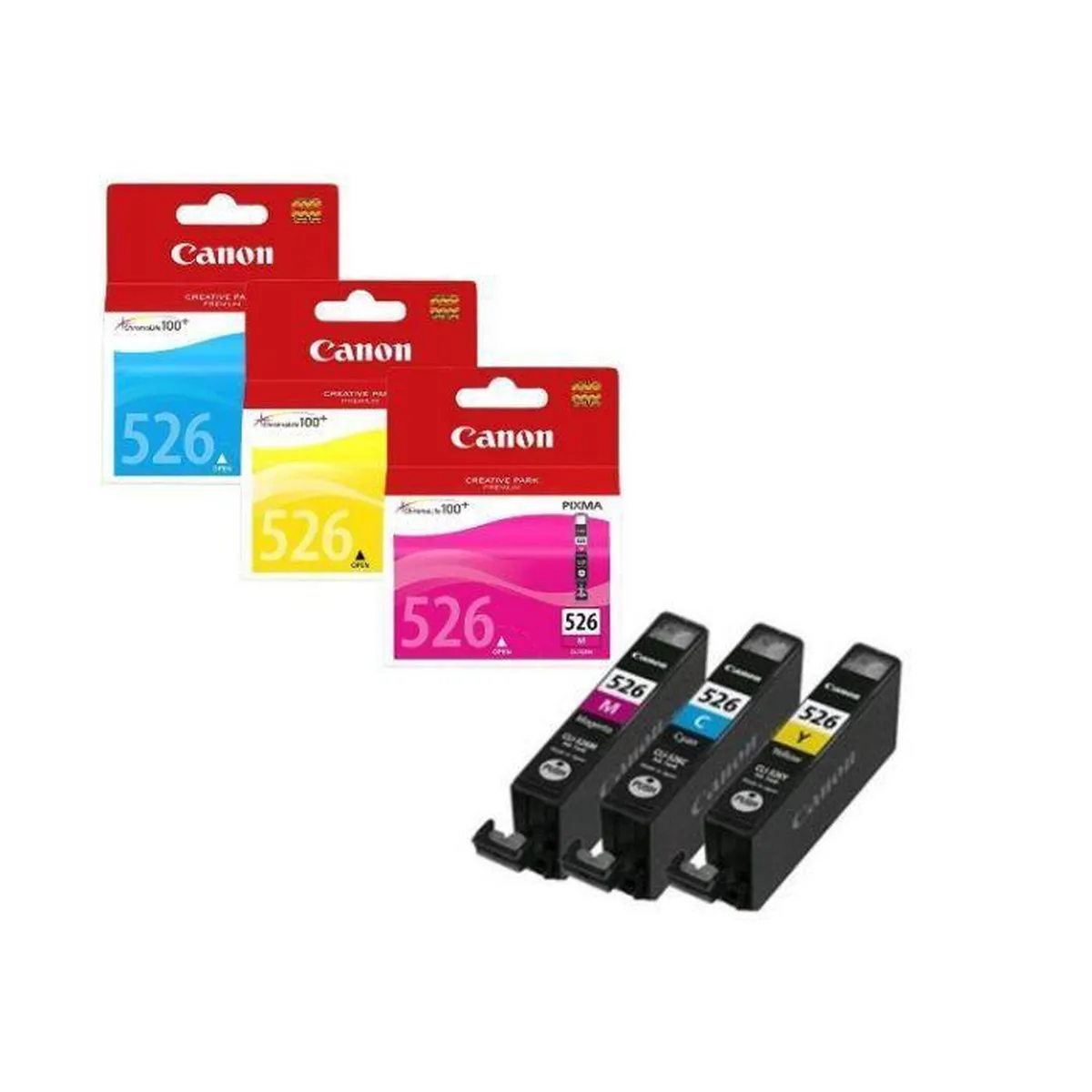 Canon CLI-526 Inktcartridge - Cyaan/Magenta/Geel 9ml