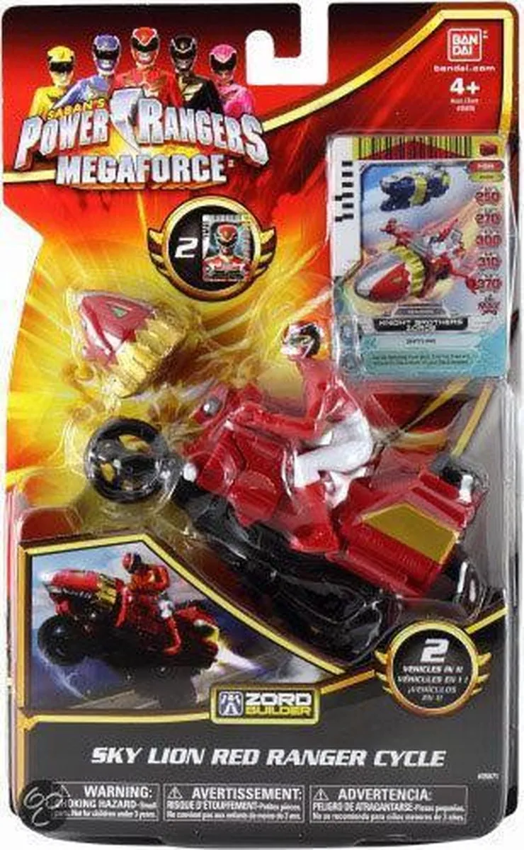 Bandai Namco Power Rangers Zord Cycle - Multi