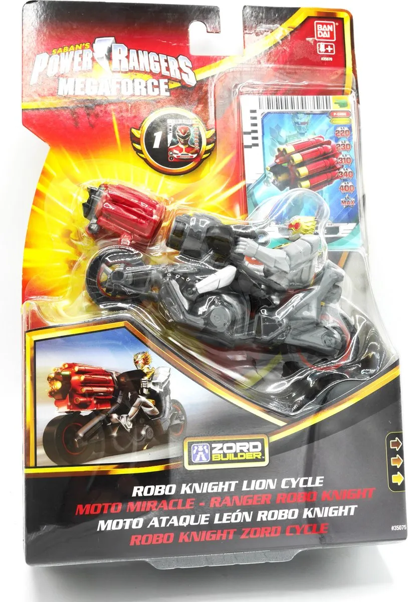 Bandai Namco Power Rangers Zord Cycle - Multi