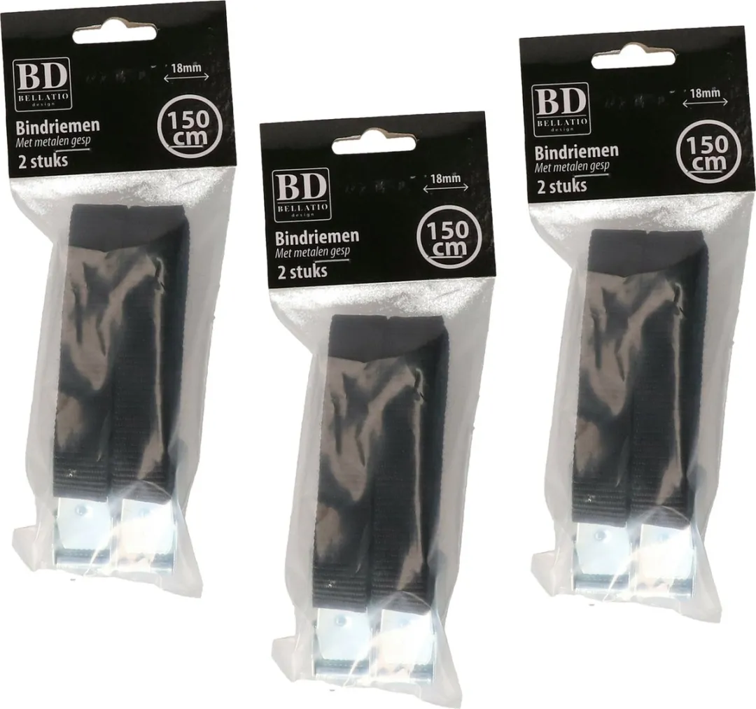Bellatio Design Spanbanden 6 Stuks