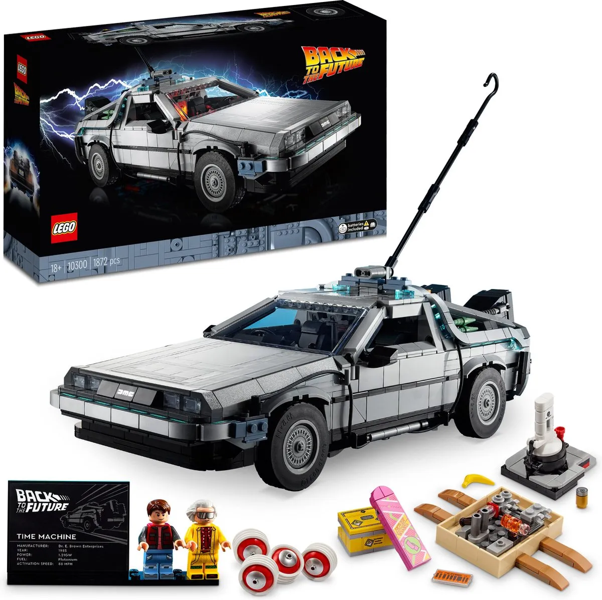 LEGO Back to the Future Time Machine 10300 - 1872 Stukken