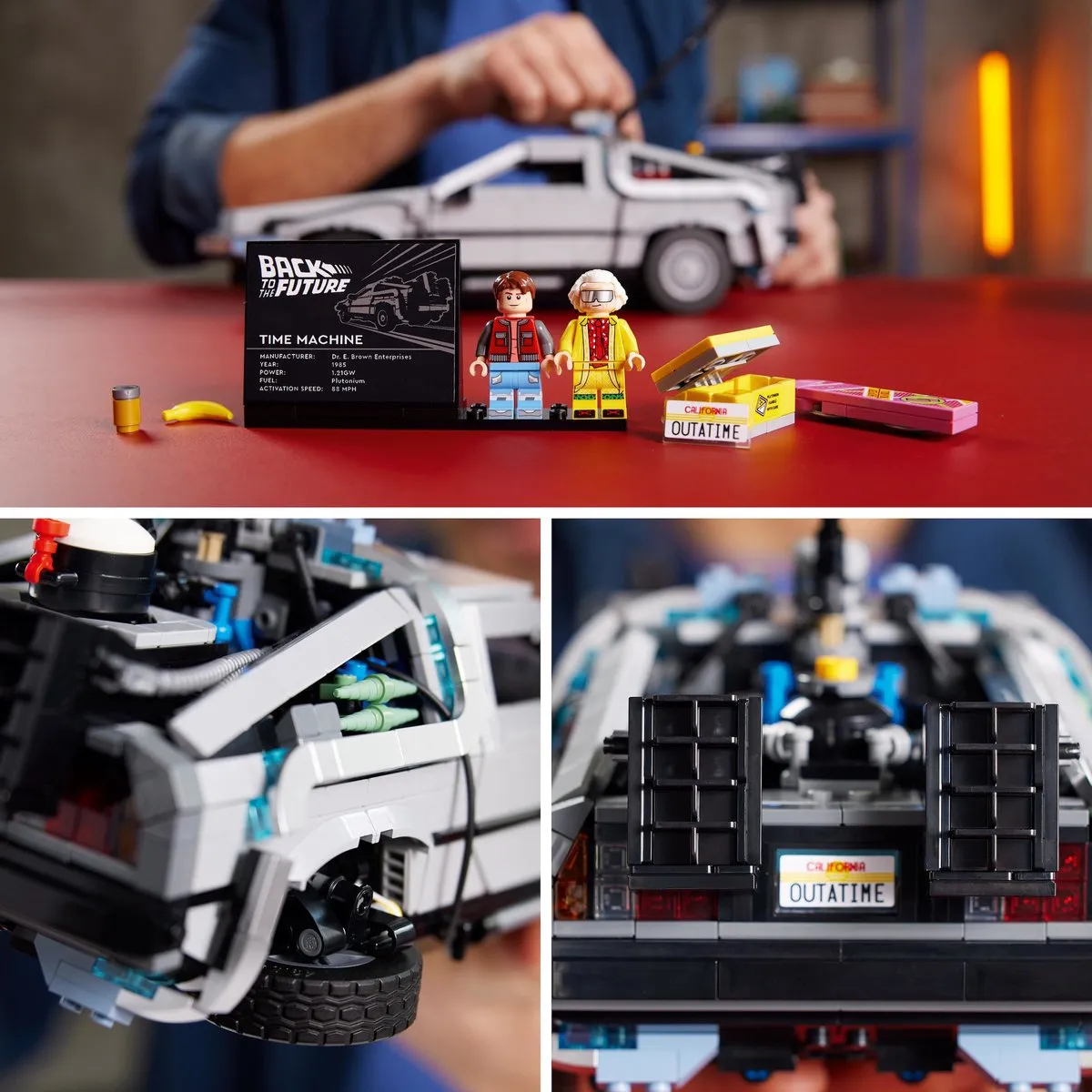 LEGO Back to the Future Time Machine 10300 - 1872 Stukken