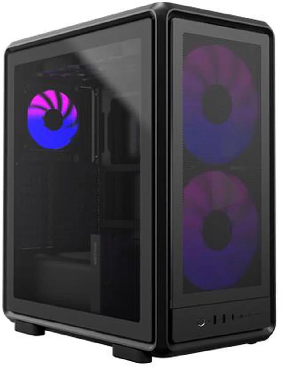 Cooler Master MasterFrame 500 Mesh Midi Tower - Zwart/Transparant