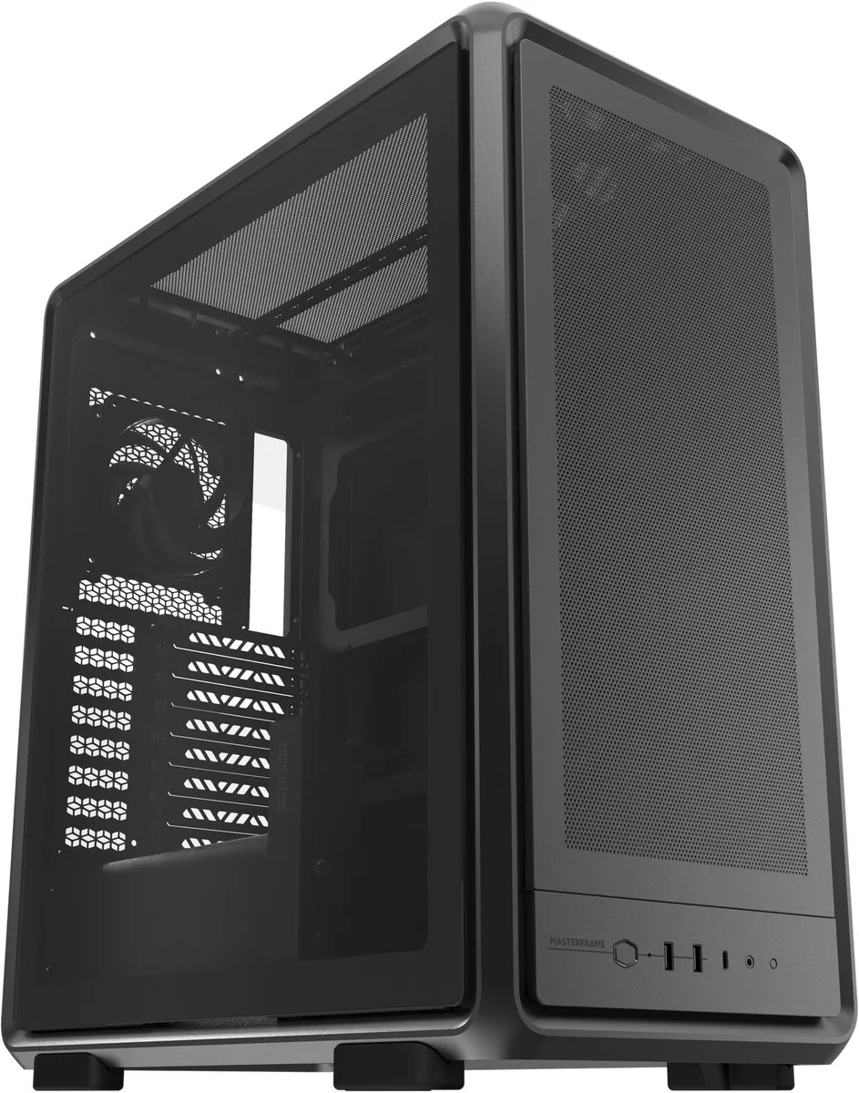 Cooler Master MasterFrame 500 Mesh Midi Tower - Zwart/Transparant