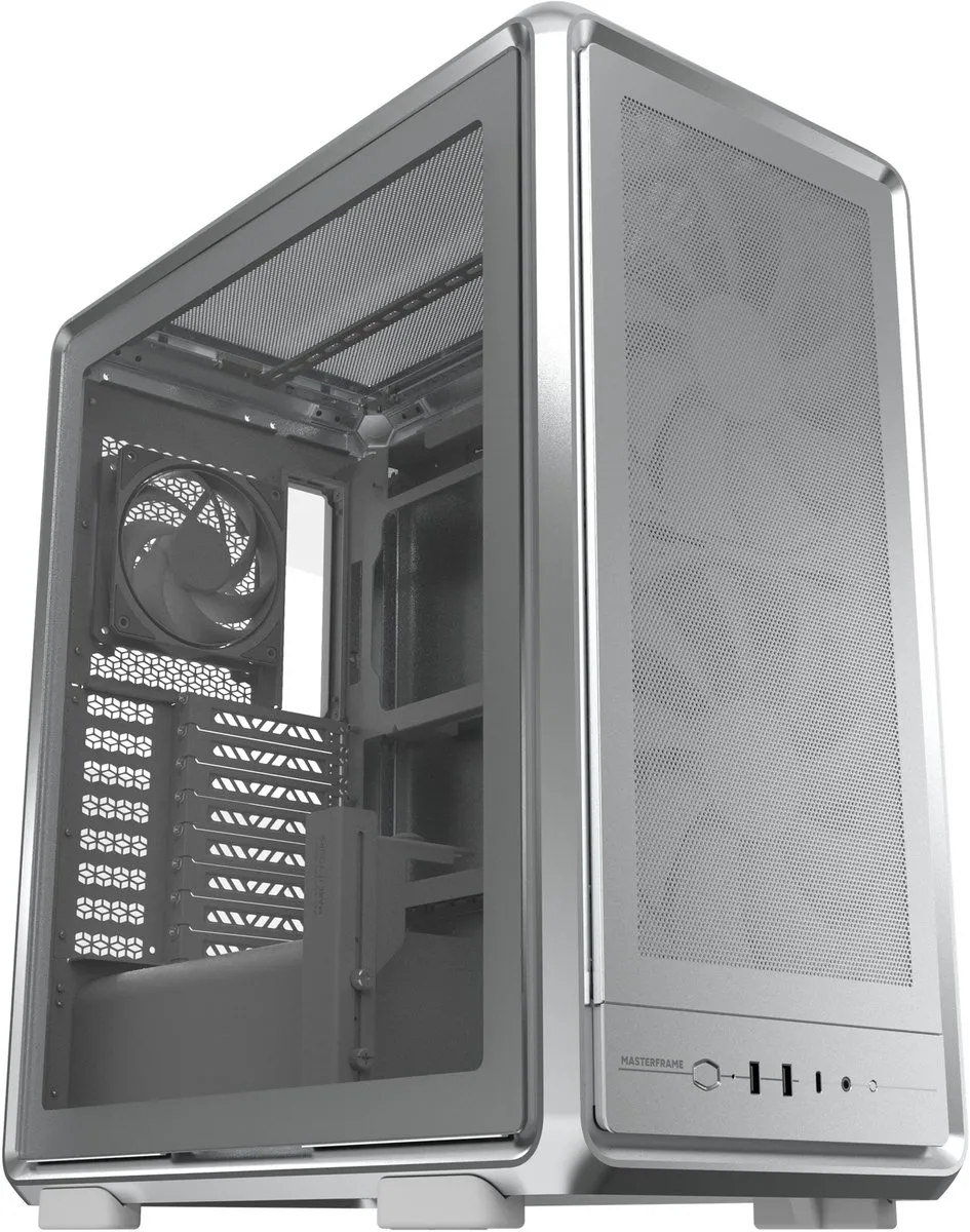 Cooler Master MasterFrame 500 Mesh Midi Tower - Zwart/Transparant