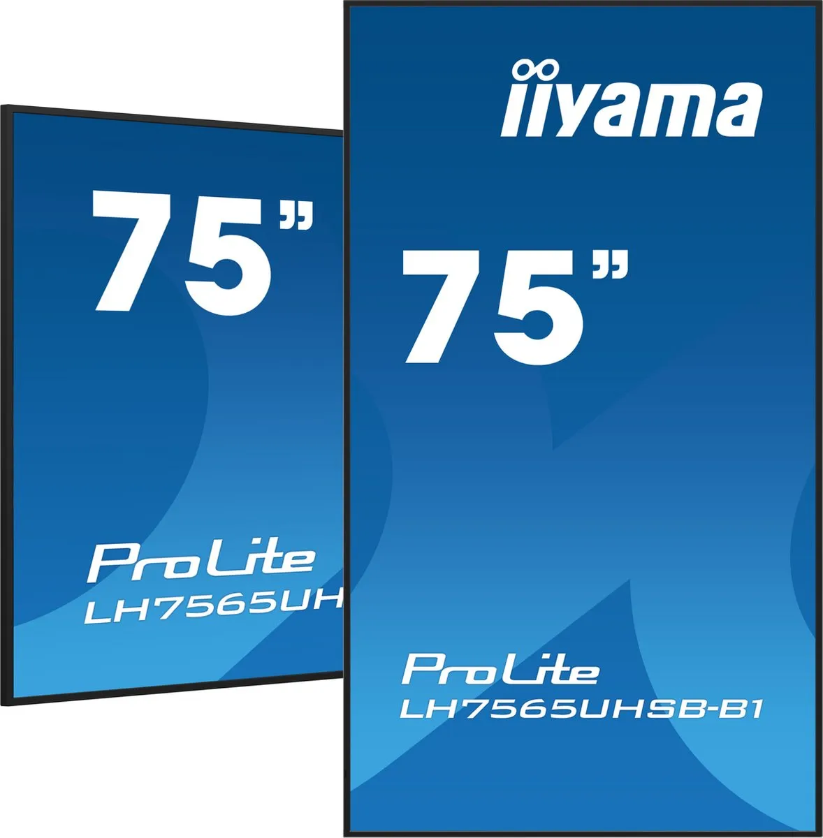 iiyama LH7565UHSB-B1 Beeldkrant 74.5" 4K Android 11 - Zwart