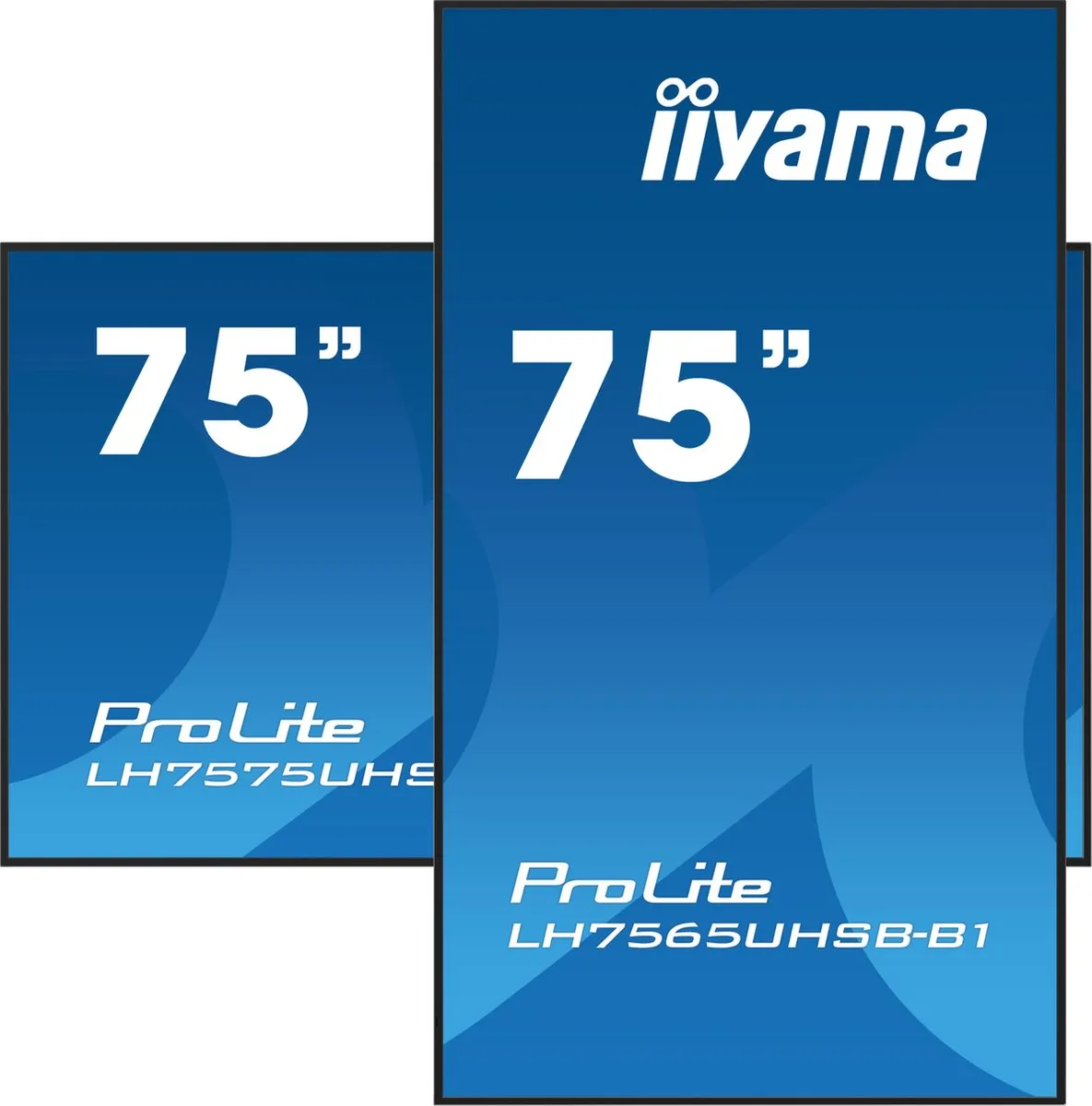 iiyama LH7565UHSB-B1 Beeldkrant 74.5" 4K Android 11 - Zwart