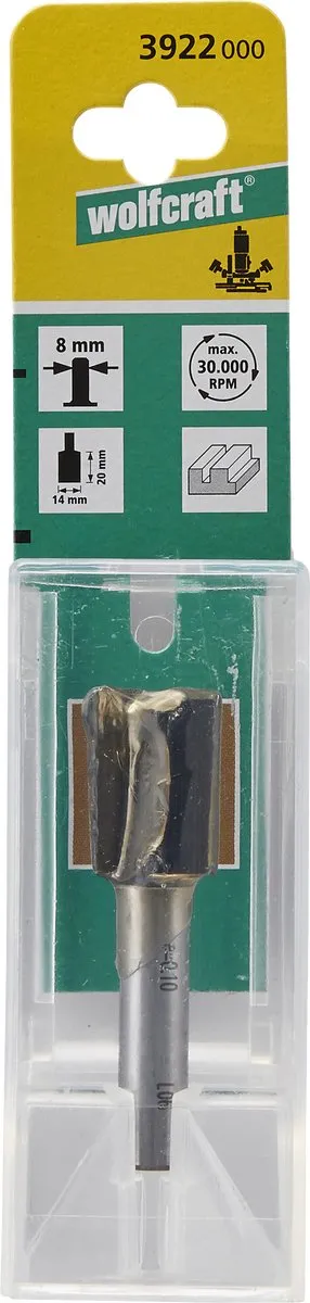 Wolfcraft Groeffrees 14mm 3922000