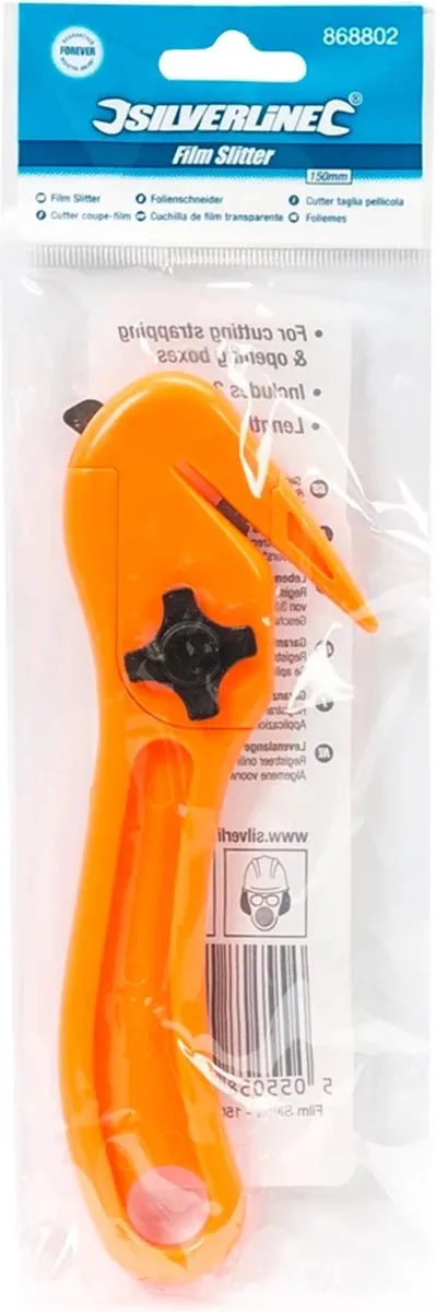 Silverline Foliemes Oranje 15cm - 2 Reservemesjes