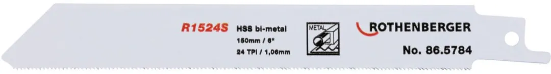 Rothenberger Universeel Zaagblad 150x20x0,9mm - 24 TPI - 5 Stuks