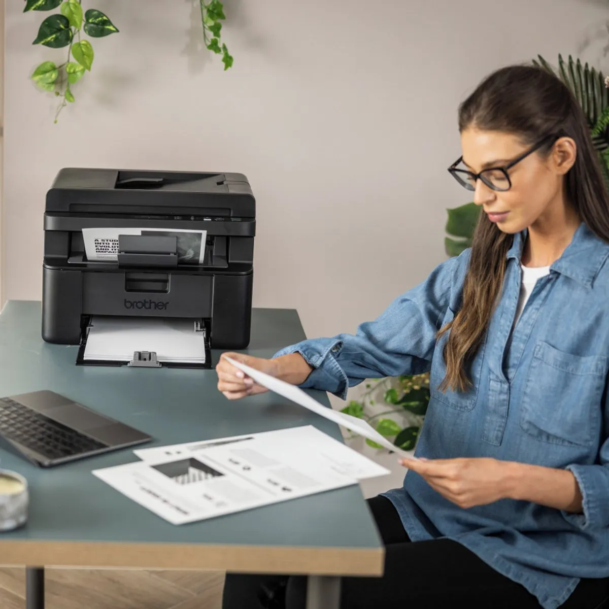 Brother DCP-L1660W Multifunction Printer - Laser A4 - 20 ppm - Zwart