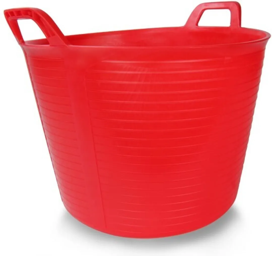 Rubi 3-88726 Multifunctionele Plastic Mand - 40L - Rood