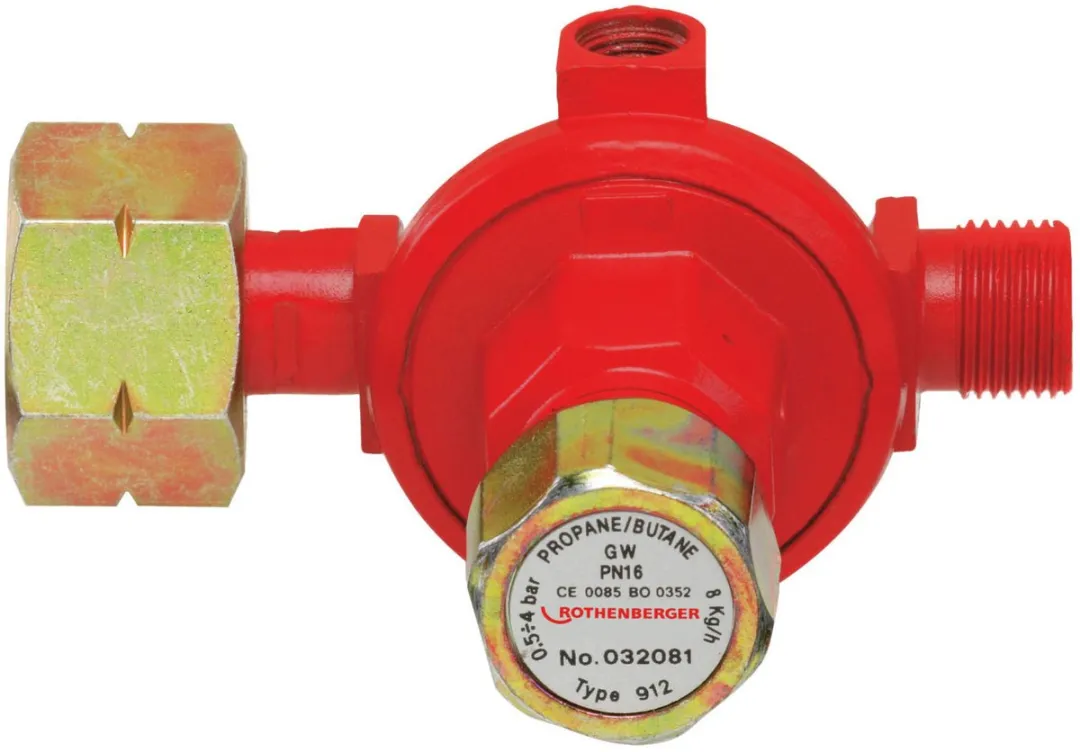Rothenberger Propaanregelaar 1-4 bar B21,8x3/8"L