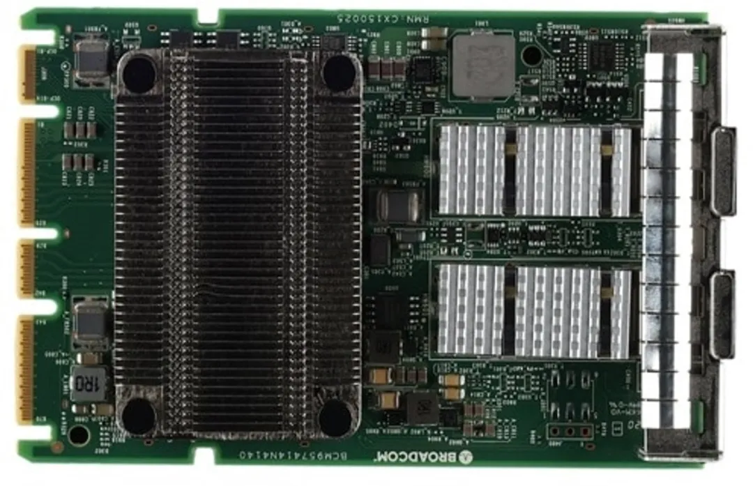 Dell Broadcom 57412 10Gbps Intern Fiber Netwerkkaart - Groen