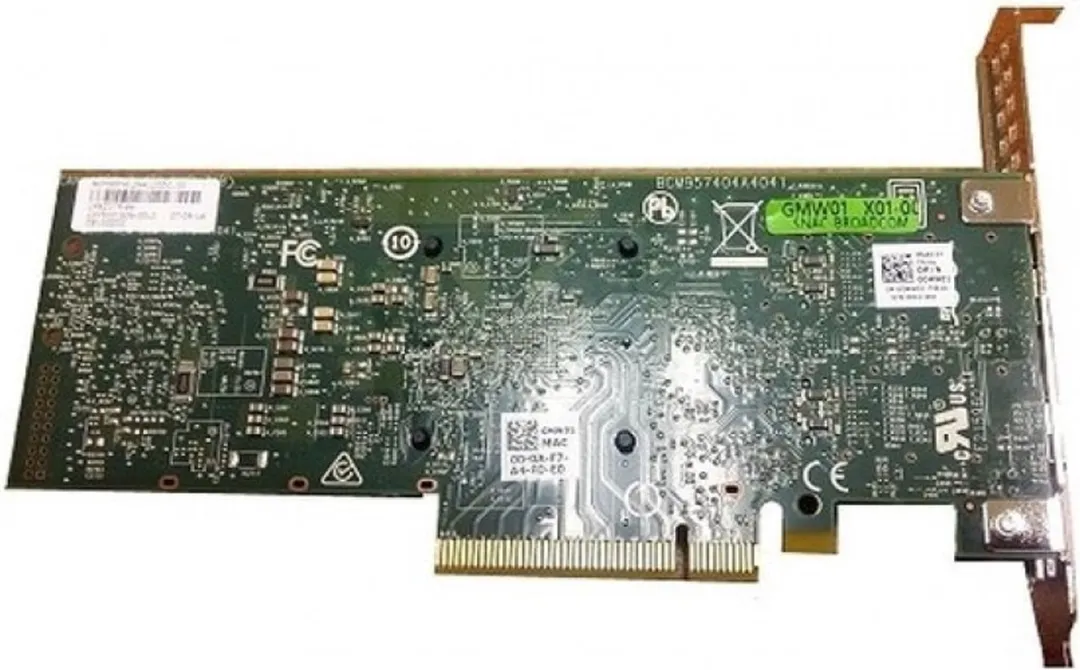 Dell Broadcom 57412 10Gbps Intern Fiber Netwerkkaart - Groen