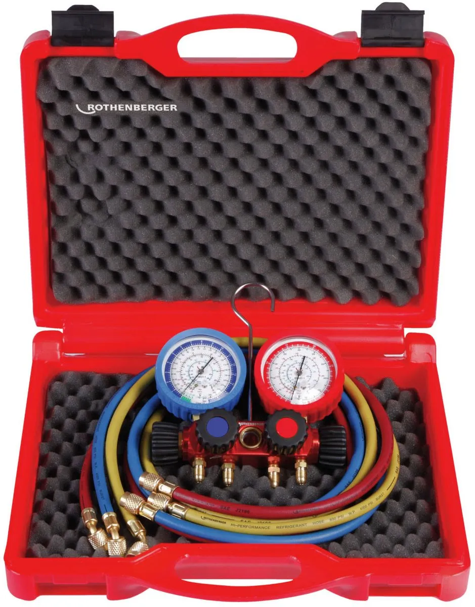 Rothenberger Montagehulp 4-weg R22-R407C - Boorhamer