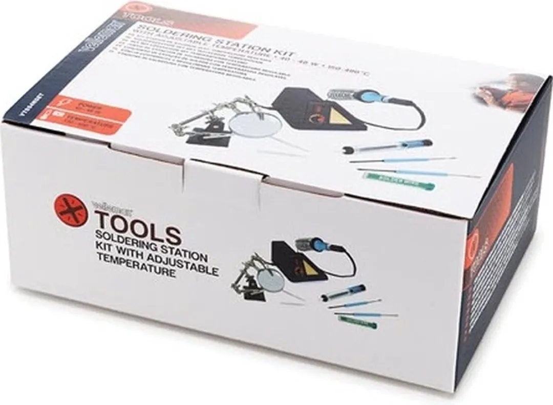 Velleman VTSS4NSET Soldeerstation 48W - met accessoires