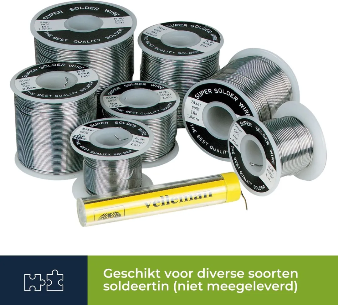 Velleman VTSS4NSET Soldeerstation 48W - met accessoires