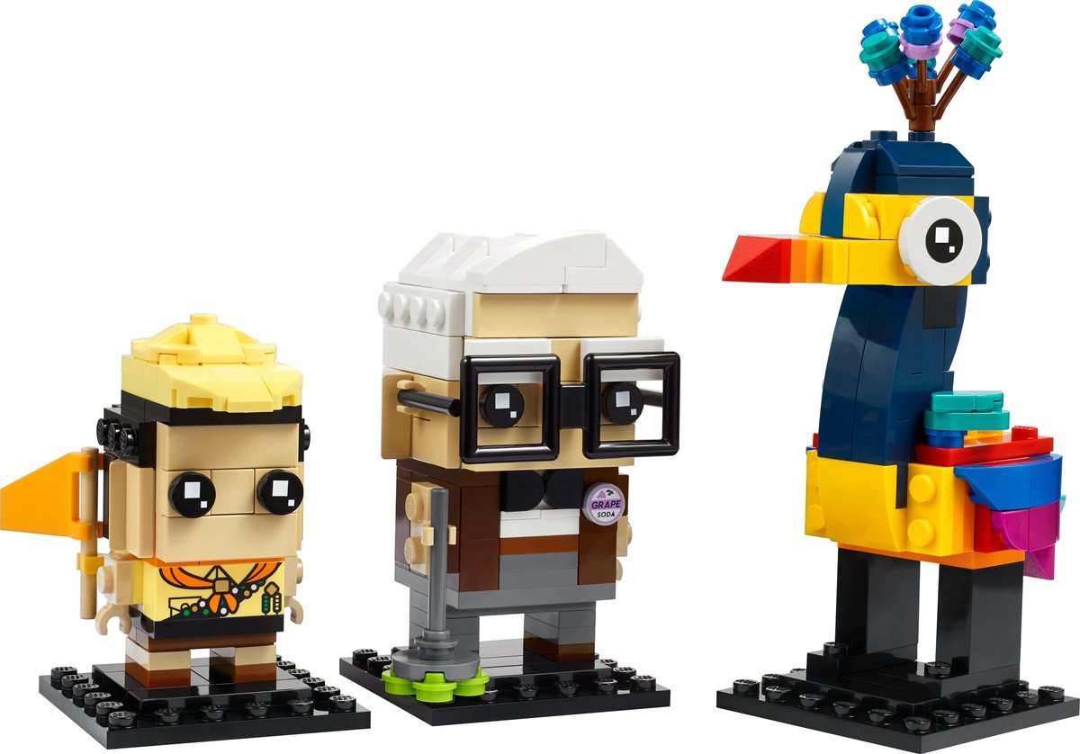 LEGO Brickheadz 40752 - Carl, Russell en Kevin - Disney Pixar Up