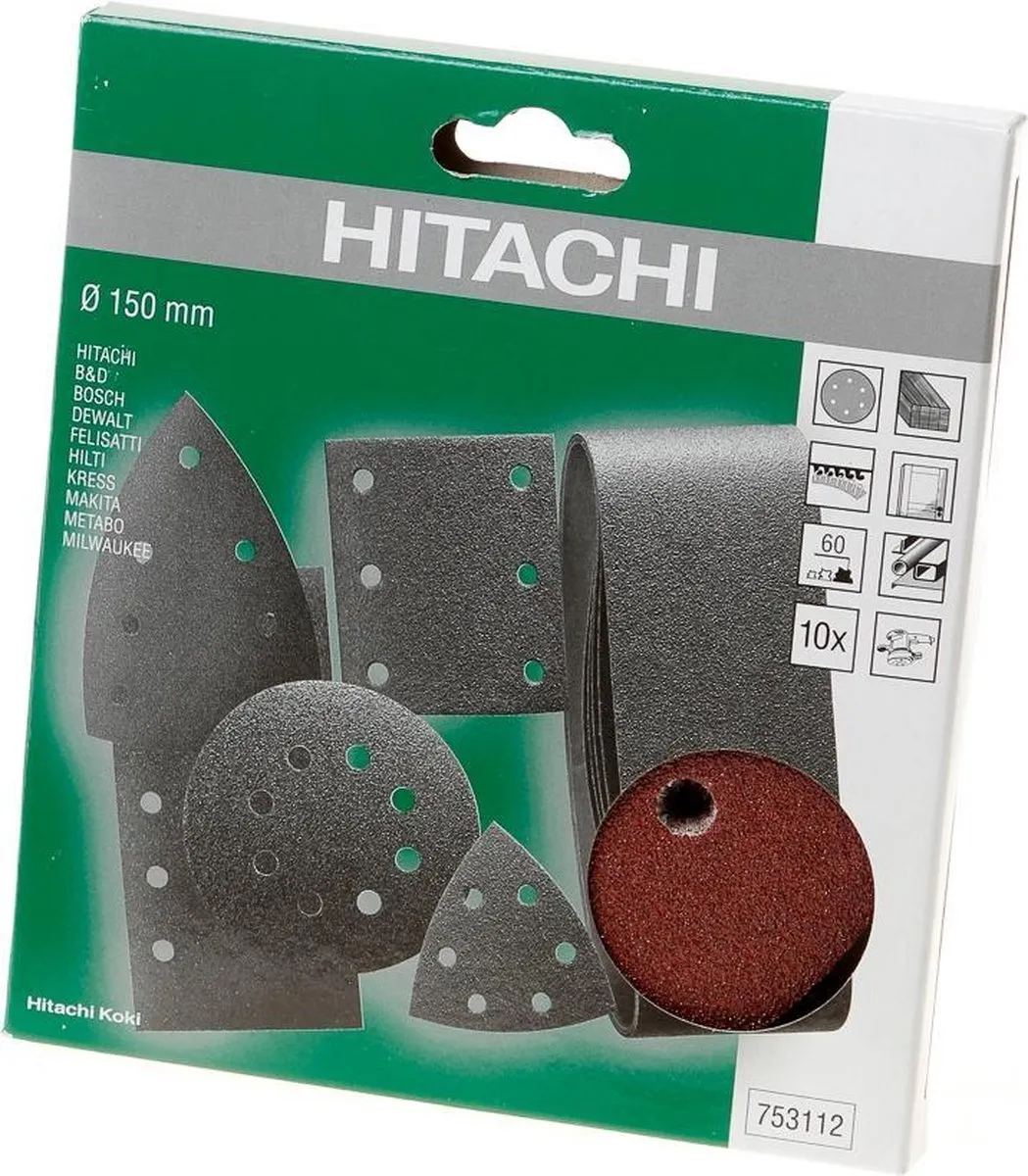 Hikoki Schuurschijf Ø150 K60 - 10 Stuks