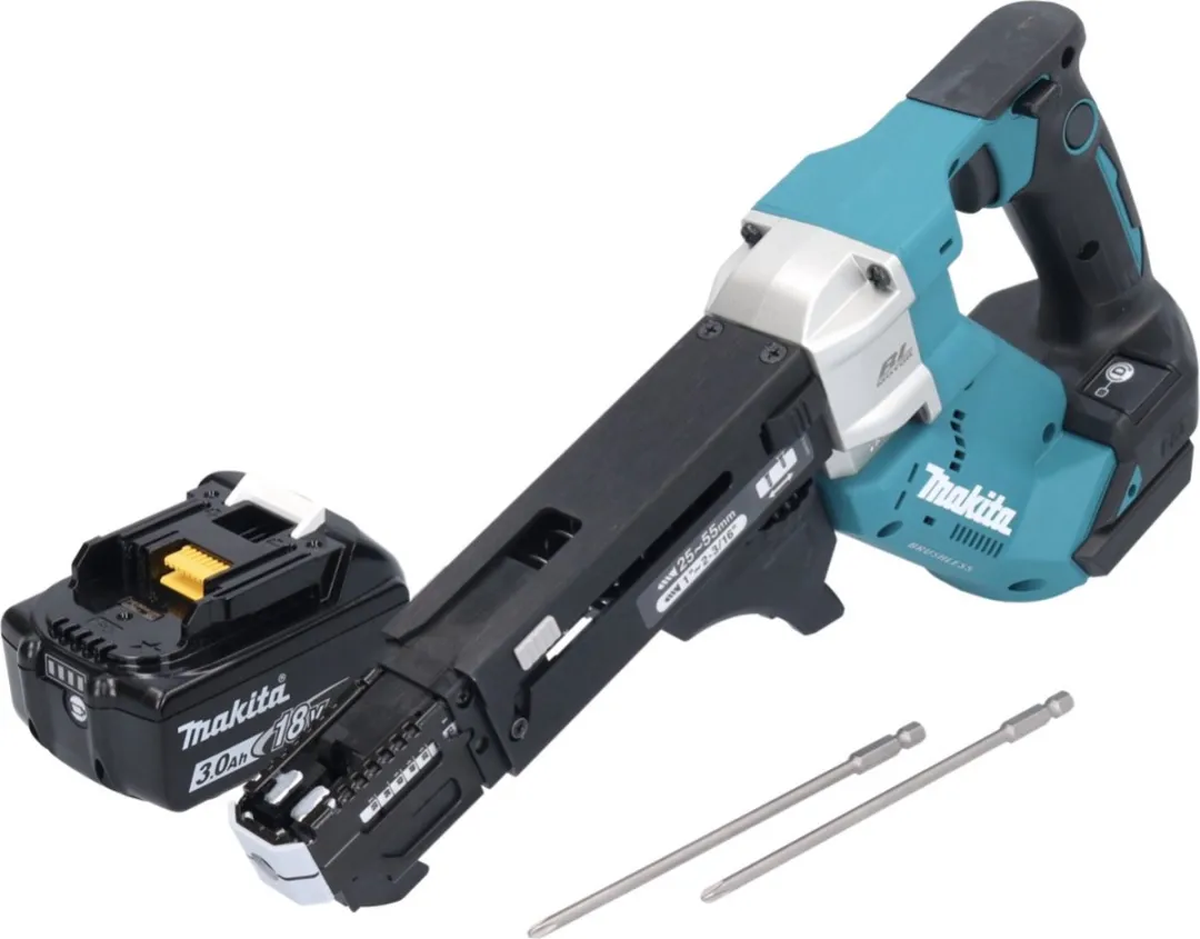 Makita DFR551Z Accu-magazijnschroevendraaier 18V - 55mm Borstelloos - 3.0Ah